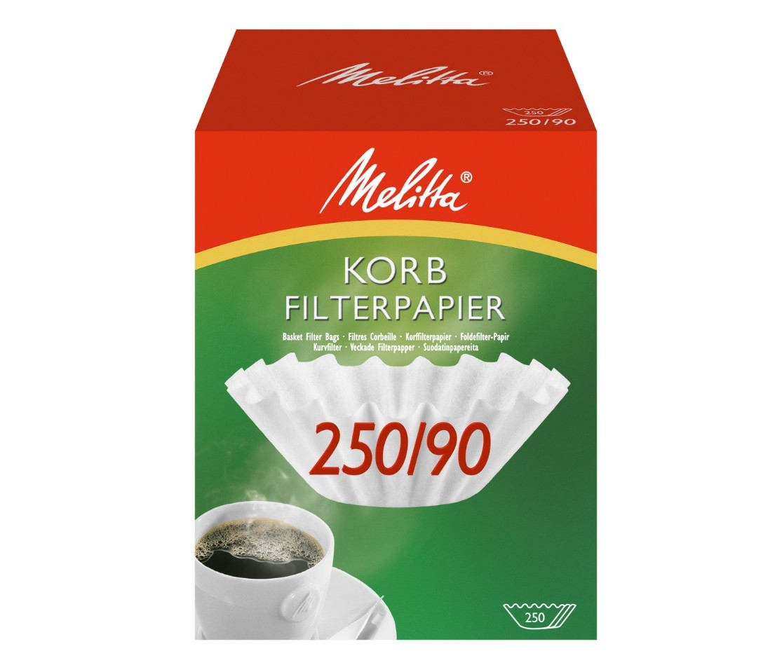 Melitta Korffilterpapier  90/250mm 250st